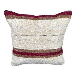 Turkish Hemp Pillow Cushion Natural Beige Brown Cushion Cover 20x20 For Sale