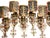 Metal 1920s Spanish Revival Wall Sconces With Mica Shields and Original Polychrome Finish - Set of 8 For Sale - Image 7 of 8