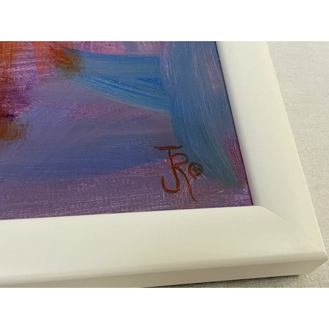 Signed original painting on canvas by Jefro (Florida, present day). The landscape is beautifully interpreted in Jefro's...