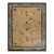 1900s Beige Open Field & Blue Border Foliate Pattern Antique Chinese Peking Rug For Sale