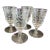 Vintage Libbey Rock Sharpe Crystal Water Glasses- Set of 4 For Sale