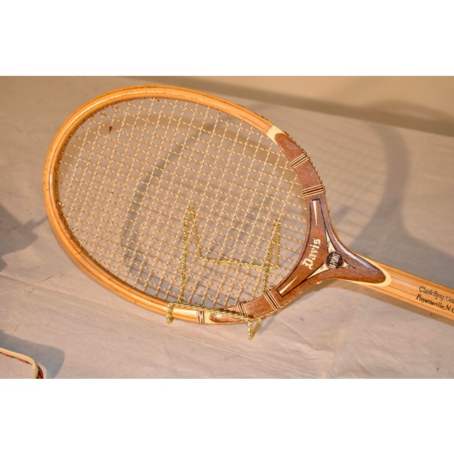 Tad Davis Tennis Racquet, Circa 1960's For Sale In Greensboro - Image 6 of 10