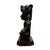 Mexican Vintage Mexican Sterling Silver 925 Obsidian, Lapis Lazuli & Malachite Aztec Figure Sculpture For Sale - Image 3 of 7