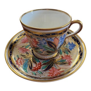 Copeland Teacup and Saucer Circa 1851-1875 For Sale
