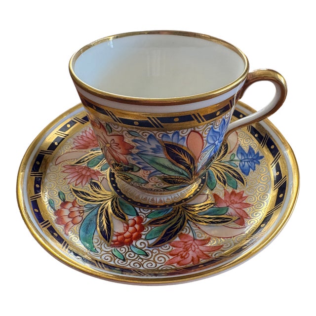 Copeland Teacup and Saucer Circa 1851-1875 For Sale