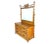 Late 19th Century Bird's Eye Maple Dresser/Commode with Mirror and Faux Bamboo Details, attributed to R.J. Horner & Co,...