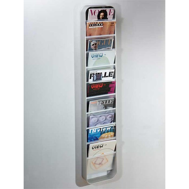 Metal Minimalist Katja Horst Reisenthel Redondo Magazine Rack For Sale - Image 7 of 7