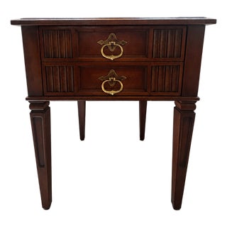 1960s Regency Heritage Cherry Side Table For Sale
