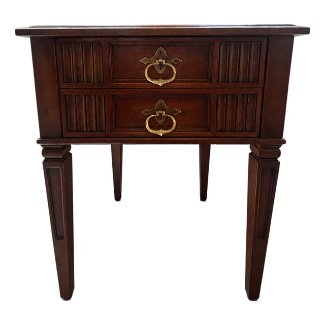 1960s Regency Heritage Cherry Side Table For Sale