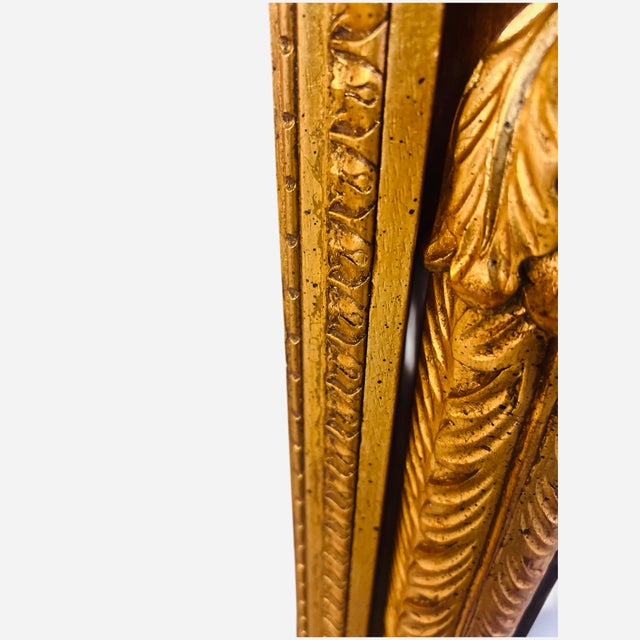 Wood 1990s Neoclassical French Empire Mirror by LaBarge For Sale - Image 7 of 13