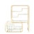1970s 1970s Mid-Century Modern Curvilinear Polished Brass & Glass Etagere by Milo Baughman For Sale - Image 5 of 17