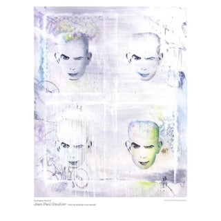Late 20th Century Davies and Douglas 'Graffiti Tribute to Jean Paul Gaultier' Offset Lithograph Poster For Sale