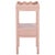 Darlyn Scalloped 1 Drawer Accent Table in Pink For Sale - Image 9 of 10