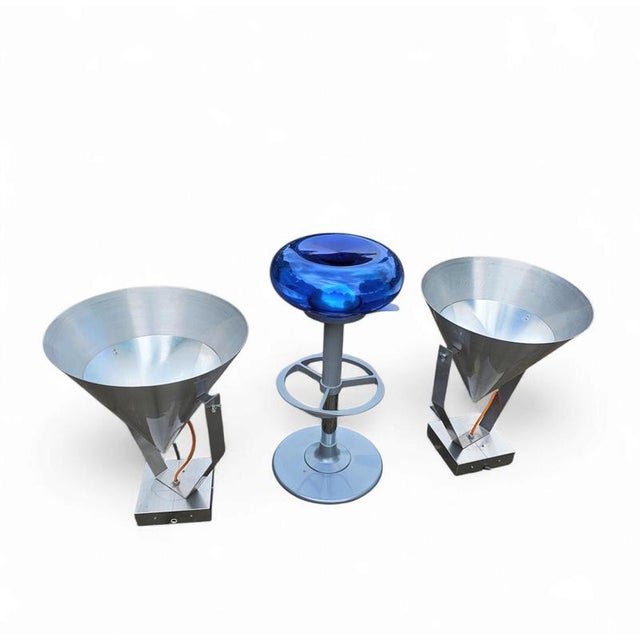 Large Modern Industrial Conical Aluminum Lamps, Set of 2 For Sale - Image 14 of 18