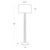 Wood Regina Andrew Fishbone Floor Lamp in Ebony For Sale - Image 7 of 8