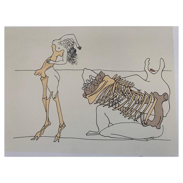 Marcel Jean, Surrealist Composition, 1960s, Lithograph For Sale