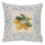 Mediterranean Lemons Woven Cushion With Feather Filler - 42x42cm (17"x17") For Sale