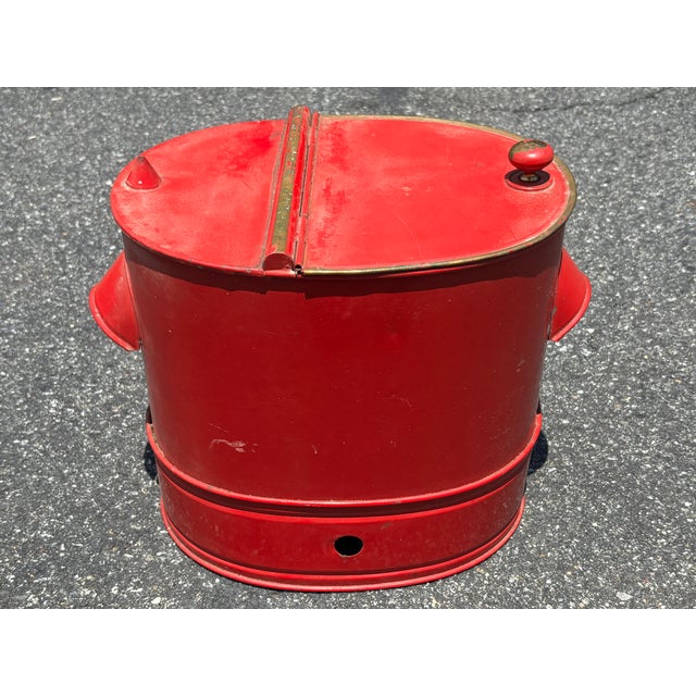 20th C. Hot Saveloys - Mid Century Original Paint on Metal Carnival / Street Food Dispenser For Sale - Image 6 of 12
