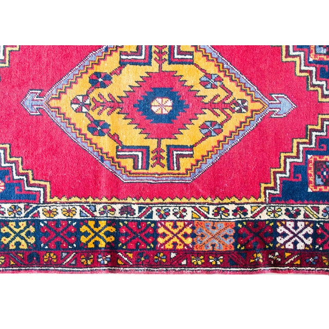 Red Early 20th Century Anatolian Turkish Rug For Sale - Image 8 of 16