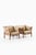 This rare pair of indra easy chairs, designed by arne norell and produced by arne norell ab in aneby, sweden, is a...
