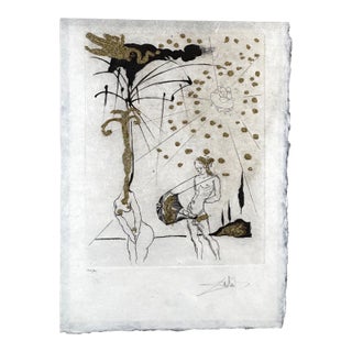 1970s Salvador Dali Les Amours Jaunes the Rebel Poet For Sale