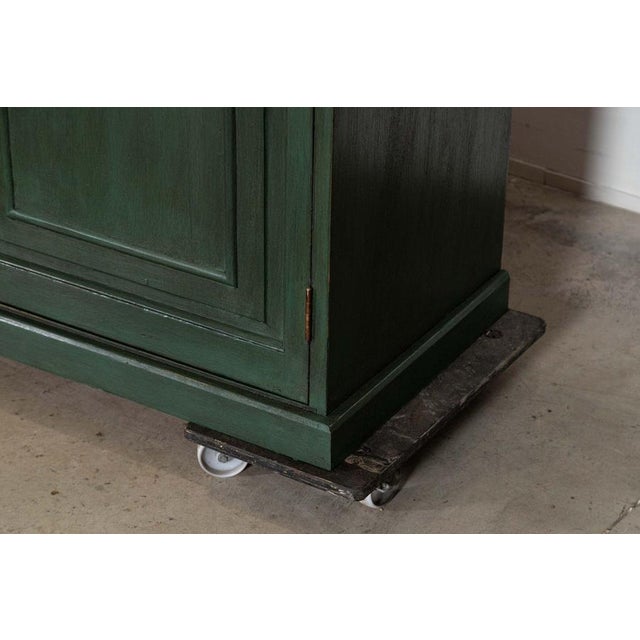 Antique English Painted Pine Bookcase, 1890 For Sale - Image 10 of 16