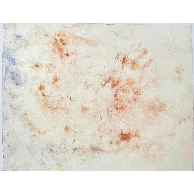 Mason Rader, Abstract Surrealist Spray Paint Mixed Media Painting Jungle Swelter Mason Rader, 1995 For Sale - Image 4 of 5