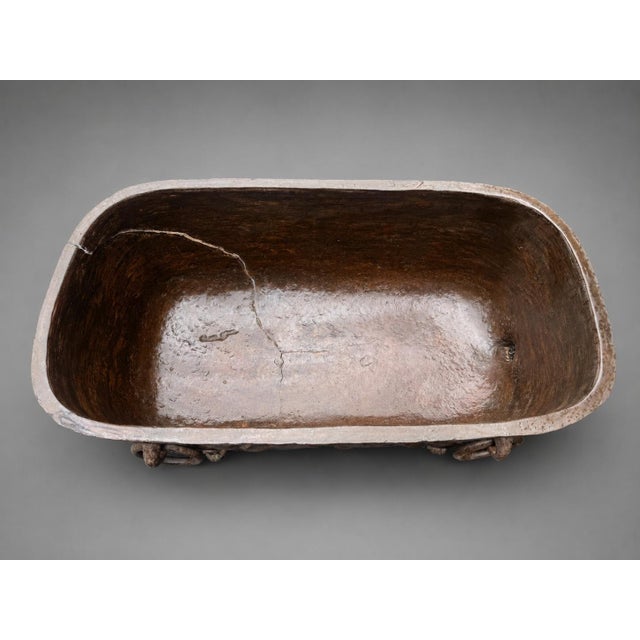 19th Century Chinese Cast Iron Bath Tub or Substantial Jardinière #2 For Sale - Image 16 of 18