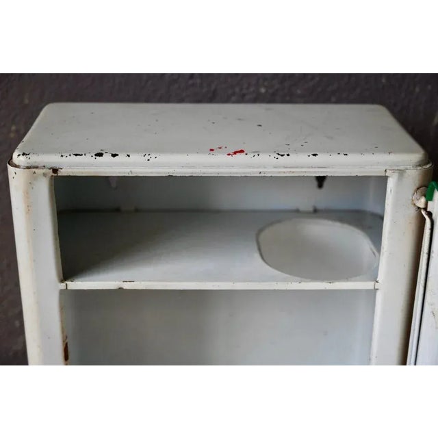 Metal Medicine Cabinet, France, 1940s For Sale - Image 6 of 10