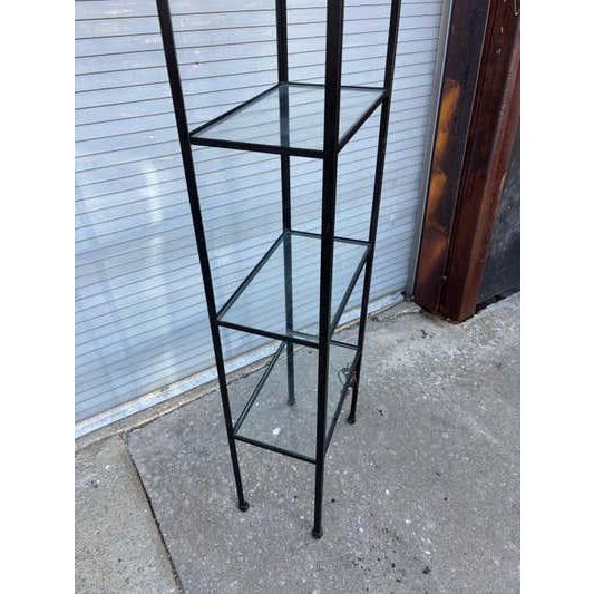 Wood Frederic Weinberg Grandfather Clock /Display Stand For Sale - Image 7 of 8