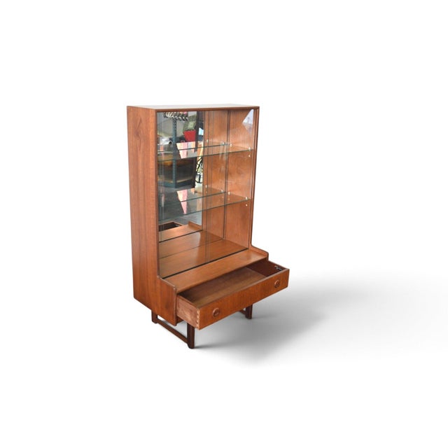 Wood Freestanding Teak Bar Cabinet by Turnidge of London For Sale - Image 7 of 9