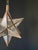 Antique Brass and Glass Star Light, 1970s For Sale - Image 4 of 9