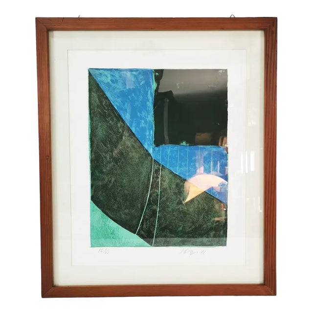 Edgar Hofschen, Abstract Graphics, 1992, Serigraph For Sale