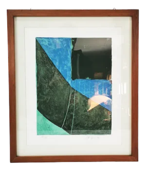 Edgar Hofschen, Abstract Graphics, 1992, Serigraph