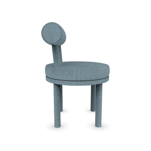 Contemporary Moca Chair in Famiglia 49 Fabric by Studio Rig for Collector For Sale - Image 3 of 6