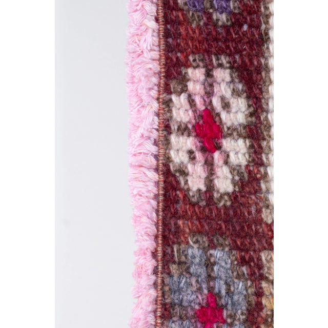 1960s Vintage Turkish Hand-Knotted Herki Runner 2'6'' X 11'11'' For Sale In Philadelphia - Image 6 of 11