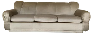 Mid-Century Italian Sofa with Chrome Details, 1970s