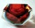 Red Mandruzzato Style Murano Ashtray "Vetro Sommerso" For Sale - Image 8 of 12