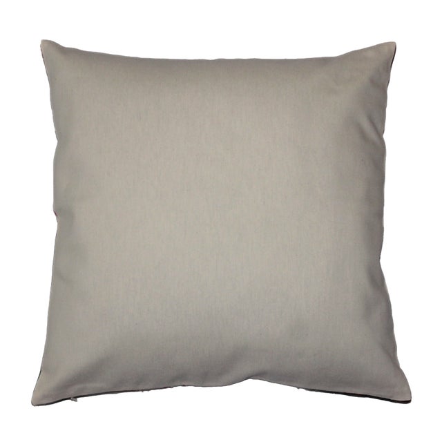 Blue Silk Ikat Pillow For Sale In Washington DC - Image 6 of 7