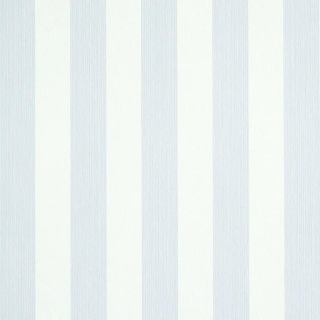Schumacher Sample - Schumacher Edwin Stripe Medium Wallpaper in Lavender For Sale - Image 4 of 4