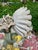 Metal Vintage 1960’s Italian Hand Painted Polychrome 5 Arm Metal Tole Chandelier With Lilies For Sale - Image 7 of 12