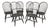 Set of Six American Hoopback Windsor Dining Chairs For Sale