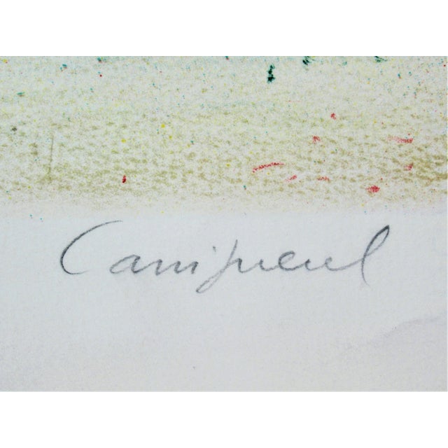 Jean-Pierre Cassigneul, "Les Fausses Confidences" Large original color lithograph, 1988 For Sale In San Francisco - Image 6 of 8