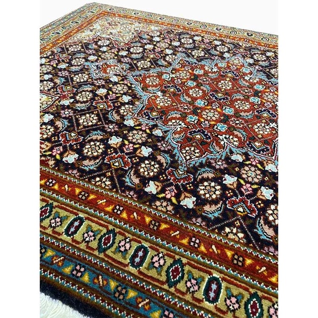 Old Persian Tabriz Masterpiece Area Rug 2'2" X 2'9" For Sale - Image 10 of 11