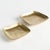 Modern, square forms, rounded corners and smooth texture make these cast aluminum trays unique. Line with a collection of...
