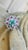 Not Yet Made - Made To Order Solid 14k Gold Ruby Emerald and Pave Set Diamond Bohemian Chic Flower Ring Size 11 For Sale - Image 5 of 7