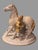 Antique Victorian Yellow Ware Sand Majolica Figural Horse & Boy Smoking Stand In good original condition showing some...