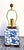 Ralph Lauren Blue and White Dragon Lamps - A Pair For Sale - Image 9 of 10