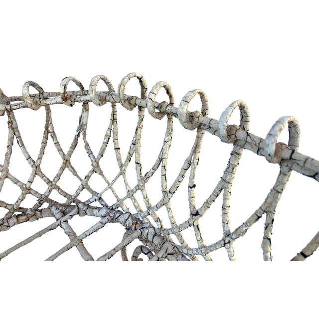 Metal 19th Century, Antique Victorian Wire Planter Stand For Sale - Image 7 of 9