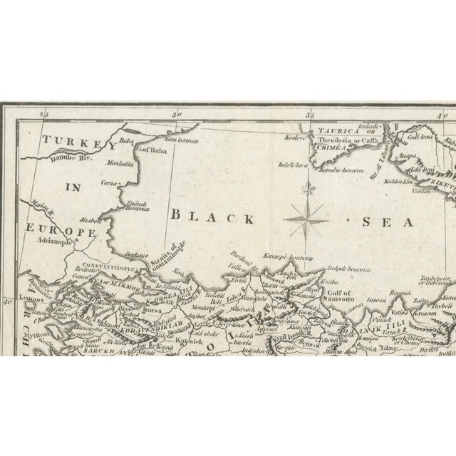 White British School, Map of the Ottoman Empire Turkey in Asia, Syria, and Mesopotamia, 1830 For Sale - Image 8 of 10